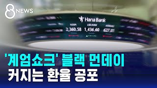 '계엄쇼크' 블랙 먼데이…커지는 환율 공포 / SBS 특집 8뉴스