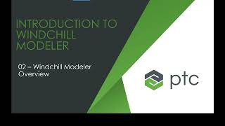 Windchill Modeler Overview