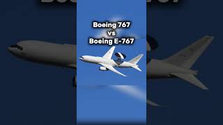 B767 vs Boeing E-767 #airplane #aviation #funny #memes #edit #aircraft #airplanes #boeing747 #plane