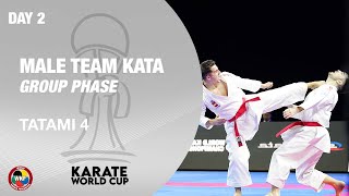 KARATE WORLD CUP: Day 2 - Male Team Kata - Group Phase - Tatami 4 | WORLD KARATE FEDERATION