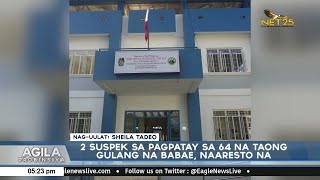 2 suspek sa pagpatay sa 64-anyos na babae, naaresto na