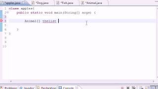 Java Programming Tutorial 61 Simple Polymorphic Program