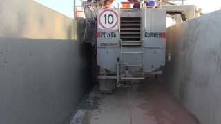 5700-C pouring 6' 10'' (2m) Tall Canal Wall in Australia