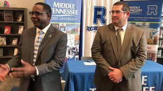 MTSU celebrates dual enrollment partnership with Rockvale High
