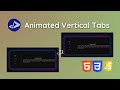 Animated Vertical Tabs | Customized Dev | Animated Vertical Tabs using HTML, CSS & JavaScript