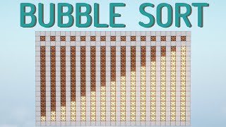 Useless Bubble Sort with Redstone