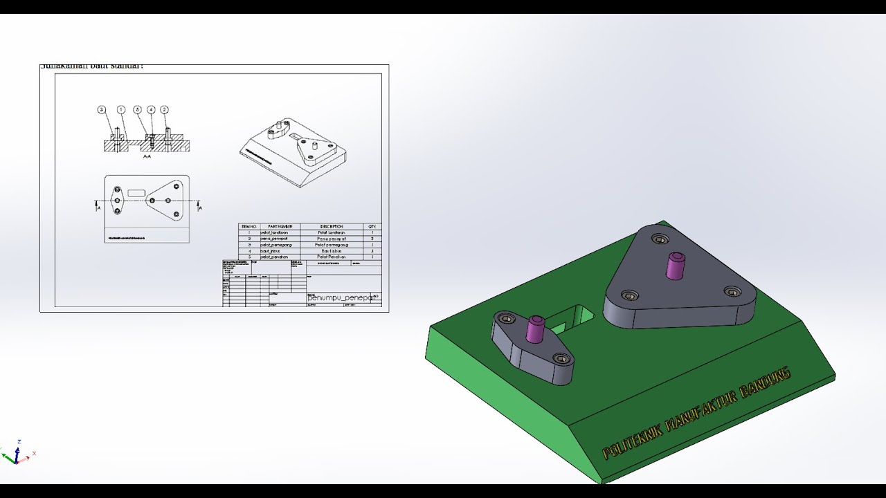 #18 BASIC ASSEMBLY SOLIDWORKS - YouTube