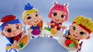 Yummy & Healthy Food with Baby DB | D Billions Kids Songs