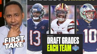 ESPN breaks down 2024 NFL Draft grades across all 8 Divisions: Caleb Williams, McCarthy, Drake Maye