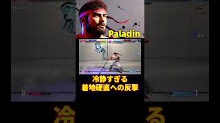 【スト6】冷静すぎる着地硬直への反撃 Paladin (リュウ) 【ストリートファイター6】