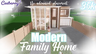Modern Two Story Home Roblox Bloxburg Build Gamingwithv