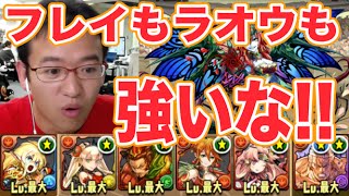 【パズドラ】チャレダンLv8に覚醒フレイ×ラオウで挑む！！