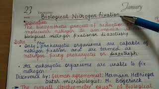 Nitrogen  Fixation 2 (Biological mechanism)