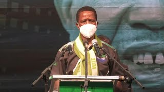 Zambian President Edgar Lungu holds virtual rally on eve of election | AFP