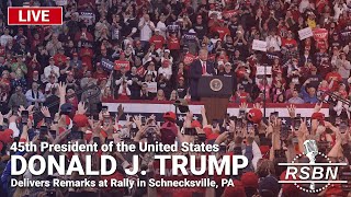 LIVE REPLAY: President Trump Delivers Remarks at Rally in Schnecksville, PA - 4/13/24