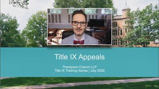 Module 6 – Title IX Appeals