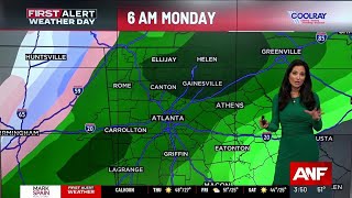 First Alert: showers Sunday \u0026 Monday; cold blast next week