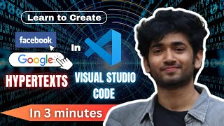 Create HTML Hypertexts in 3 Minutes like a pro in VS code– No Experience Needed! #html #css #coding