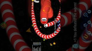 Worms Zone Biggest Snake 🐍 Magic Gameplay #wormszoneio #snakegame #shorts #viral #fungame #viralgame