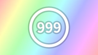 999 seconds timer ‐ Countdown Circle Gradation