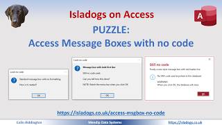 Puzzle: Access Message Boxes with no code