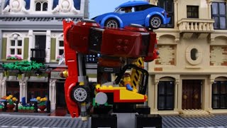 LEGO Experimental Magnetic Vehicle! STOP MOTION LEGO Emmet's Street Chaos | LEGO | Billy Bricks