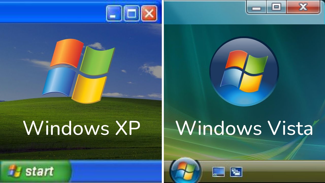 Comparing Windows Xp And Windows Vista Youtube