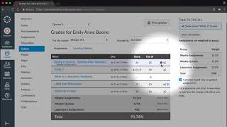 Grades Canvas Tutorial Video Series