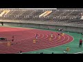 令和3年 2021年 高校総体 埼玉県大会 男子4x100mr 準決勝 1組