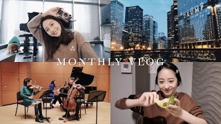 Monthly Vlog｜認真過日子！鋼琴三重奏、開箱富士新相機📸、婚後第一個情人節🥰