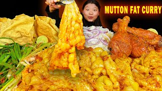 Massive Mutton Fat Curry Mukbang | Eating Spicy Chicken Gravy & Mutton Fat Curry | Eating Show