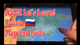 ASMR Map of Russia 🇷🇺 Карта россии (ASMR for people who can't sleep)