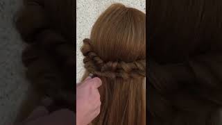 Nice hairstyles #hairstyle #longstyle #longhair #hairtutorial #braids #hair #peinadosfaciles