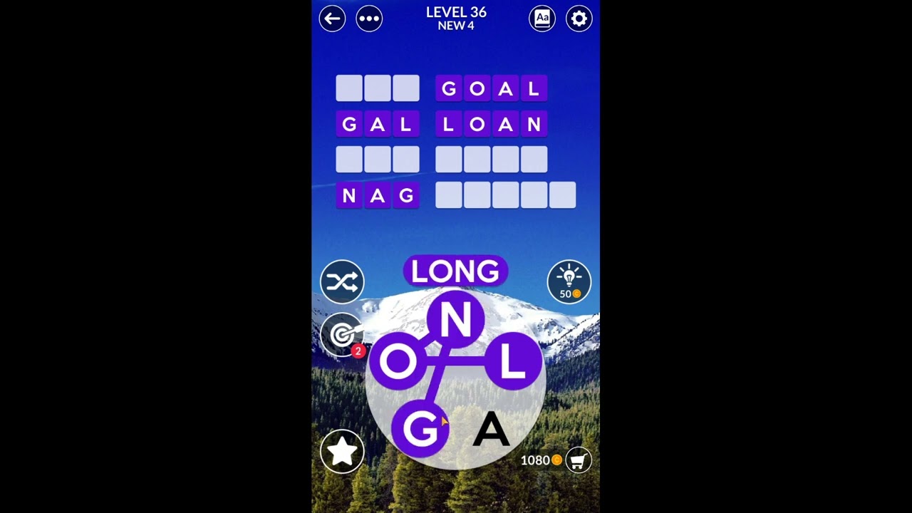Wordscapes Uncrossed Level 36 Answers Youtube