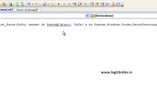 Visual Basic tutorial Drawing graphics to a form
