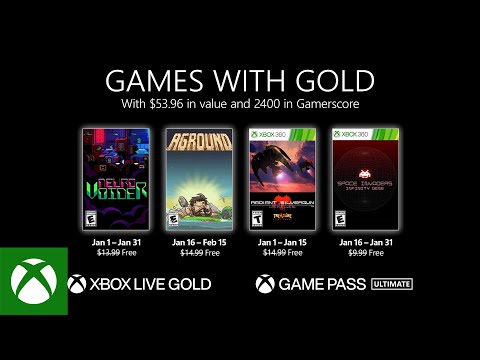 Xbox - January 2022 Games with Gold