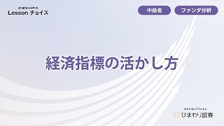 経済指標の活かし方　FX初心者～中級者向け【ひまわり証券FX Lessonチョイス】