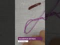 #42  Vandyke stitch #embroidery