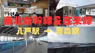 （乗車記）東北新幹線 はやぶさ17号 八戸駅 → 新青森駅　その後は青森駅まで在来線で移動！