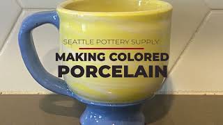 How to color porcelain clay at home