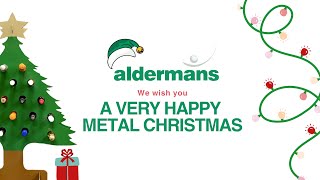 Happy Metal Christmas 2023 from Aldermans, the sheet metal fabricators.