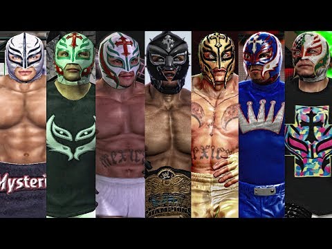 The Evolution Of Rey Mysterio Entrances ( Wrestlemania XIX To WWE 2K15 ) The Evolution Of Rey Mysterio Entrances ( Wrestlemania XIX To WWE 2K15 )