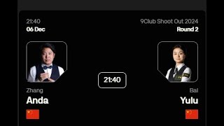 9Club Shoot Out 2024 (Round 2) - Bai Yulu VS Zhang Anda