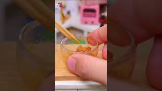 10円玉サイズ唐揚げ丼、食べられるミニチュア　#miniature #ミニチュア料理 #miniaturecooking