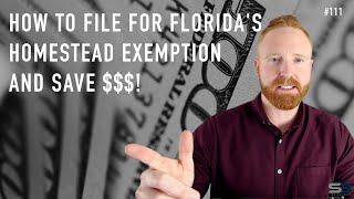 How to File for Florida’s Homestead Exemption (Save money on Property Taxes!)