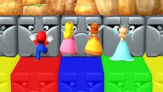 Mario Party 10 - Minigames - Mario vs Peach vs Daisy vs Rosalina