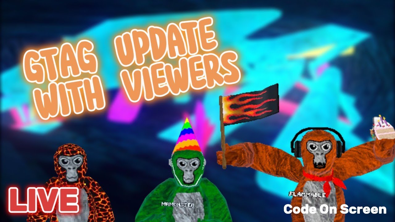 Gtag Update Live Gorillatag Gtag Vr Oculus Livestream Update