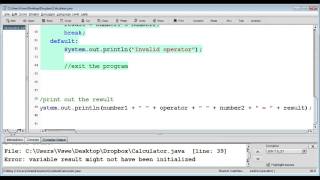 Coding and a cup of Java - Lecture #5, Switch statements and Methods Part 1