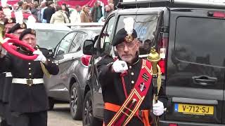 Kamper Jachthoorn Korps naar startpunt streetparade SailKampen 2024