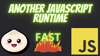 New Javascript runtime | Its fast....